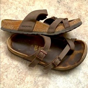 Worn Birkenstock’s size 37!